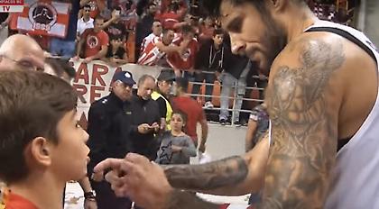 Η παρακάμερα από τη νίκη του Ολυμπιακού επί της Μπασκόνια