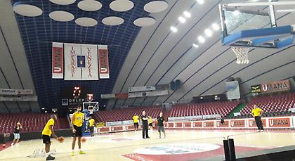 Εικόνες από την προπόνηση της ΑΕΚ στη Βενετία