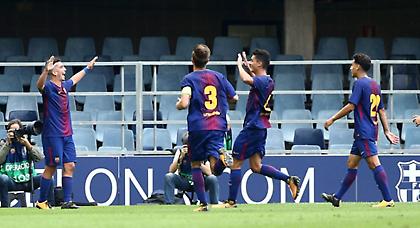 «Γερή» σφαλιάρα στους νέους του Ολυμπιακού από την Μπαρτσελόνα (video)