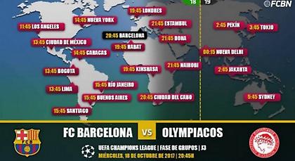 Όλος ο πλανήτης βλέπει… Ολυμπιακό!