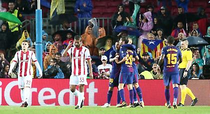 Υποκλίθηκε στην Μπαρτσελόνα ο Ολυμπιακός!