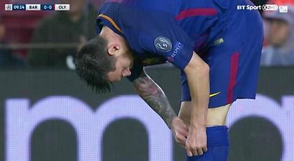 Τι ήταν το μπλε χαπάκι που πήρε ο Μέσι στο παιχνίδι με τον Ολυμπιακό (video)