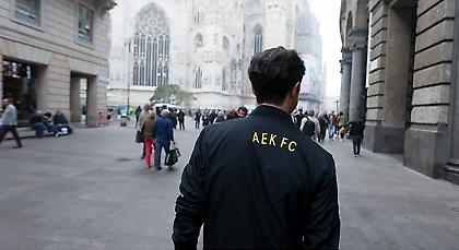 H κιτρινόμαυρη «κατάληψη» στο Μιλάνο μέσα από τη ματιά της ΑΕΚ (video)