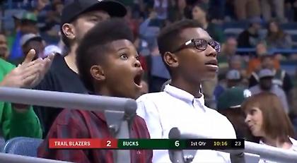 Παιδάκι έμεινε με ανοιχτό το στόμα λόγω Αντετοκούνμπο (video)