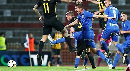 Το γκολ του Τζανετόπουλου που άνοιξε το σκορ για την ΑΕΚ (video)