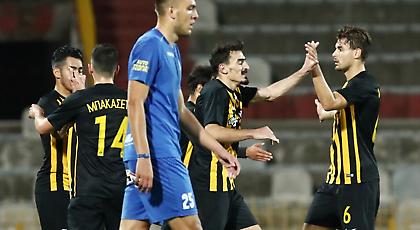 Ο ωραίος συνδυασμός και το γκολ του Χριστοδουλόπουλου για το 2-0 της ΑΕΚ (video)