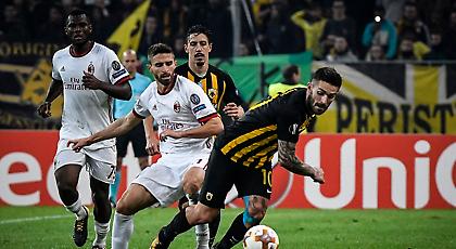 Τα στιγμιότυπα του ΑΕΚ-Μίλαν