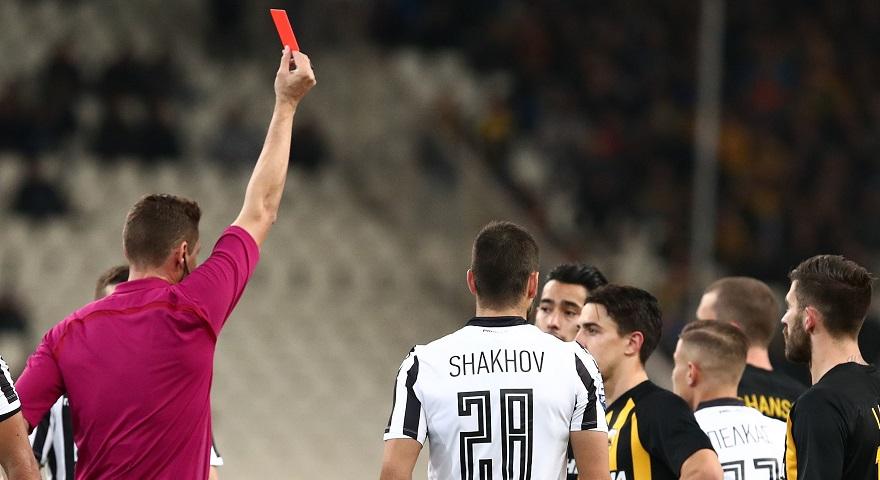 Το απίστευτο στατιστικό του ΠΑΟΚ με τις κόκκινες κάρτες κόντρα στην ΑΕΚ