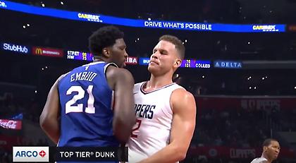 Ο Εμπίντ αγριοκοίταξε τον Γκρίφιν (video)