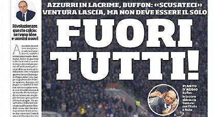 Οργή στον ιταλικό Τύπο για το κάζο της εθνικής: «Σπίτια σας»