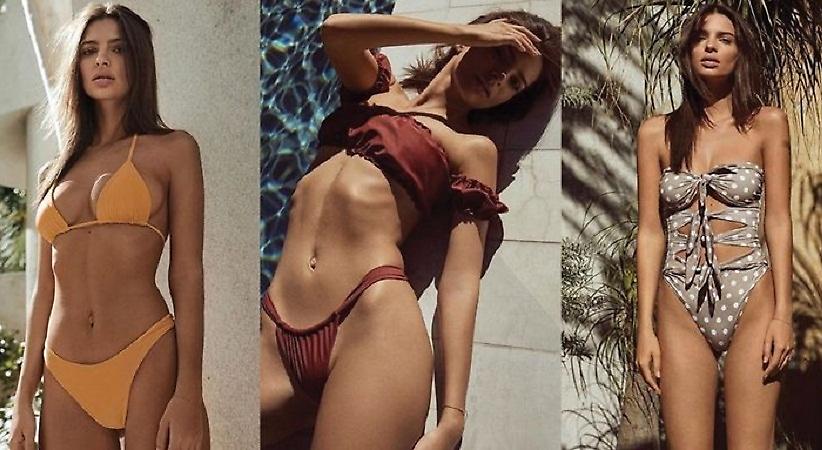 Η Έμιλι Ραταϊκόφσκι παρουσιάζει τη σέξι συλλογή μαγιό της (pics)