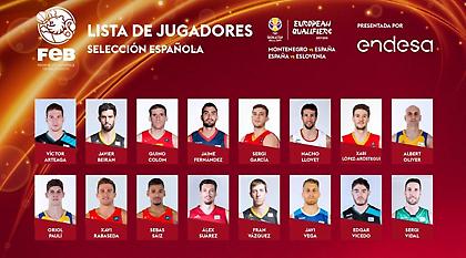 Χωρίς Ευρωλιγκάτους η εθνική Ισπανίας στα προκριματικά