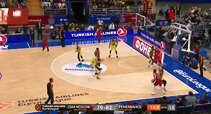 Το τρομερό τρίποντο του Σέρχι και το αμφισβητούμενο φάουλ από τον Μέλι (video)