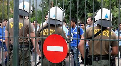 «Ντου» σε Γραμμένο με μπινελίκια και συνθήματα από οπαδούς του Ηρακλή!
