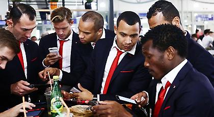 Χαλάρωμα με περίπατο στη Λισαβόνα για τον Ολυμπιακό (pic)