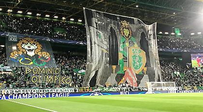 Κορεό που πικάρει τον Ολυμπιακό από τους οπαδούς της Σπόρτινγκ (pics)