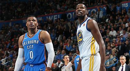 Οι Θάντερ «πάτησαν» τους Γουόριορς, επεισόδιο Γουέστμπρουκ-Ντουράντ (video)