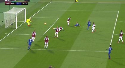 Πάγωσε τη Γουέστ Χαμ η Λέστερ! (video)