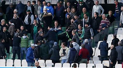 Ξύλο μεταξύ οπαδών του Παναθηναϊκού στη Λεωφόρο!