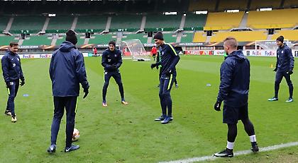 Η τελευταία προπόνηση της Αούστρια εν όψει ΑΕΚ (video)