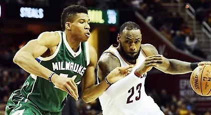 NBA: Ο «βασιλιάς» των λέι-απ και ο Αντετοκούνμπο