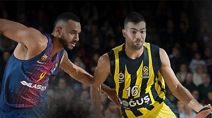 Με τρομερό Σλούκα «πάτησε» την Μπαρτσελόνα η Φενέρ