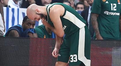 Αγωνία για Καλάθη στον Παναθηναϊκό: Βγήκε με αφόρητους πόνους στον ώμο!