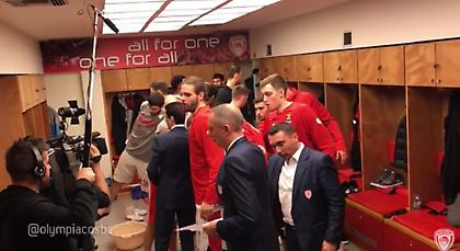 Σφαιρόπουλος σε παίκτες: «Αυτή η νίκη ανήκει σε εσάς» (video)