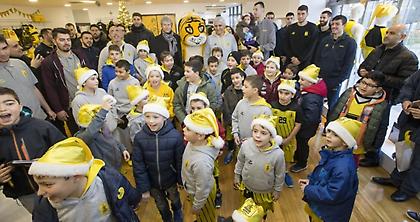 Η χριστουγεννιάτικη γιορτή της ΚΑΕ Άρης (video)