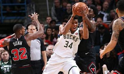 «Έπιασε» τον Αϊζέια Τόμας ο Γιάννης Αντετοκούνμπο