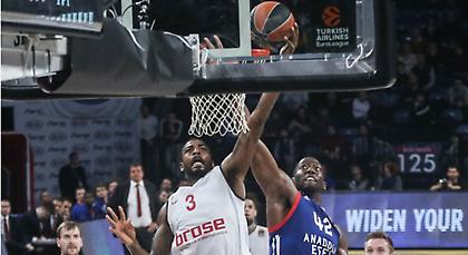 Πέμπτος μπλοκέρ στην ιστορία της Ευρωλίγκας ο Ντάνστον!