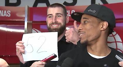 Φοβερός Βαλαντσιούνας μετά την 52άρα του ΝτεΡόζαν (video)