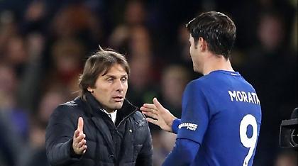 Κόντε: «Δεν είναι περίοδος ρέντας για τον Μοράτα, αλλά είμαι ευχαριστημένος μαζί του»