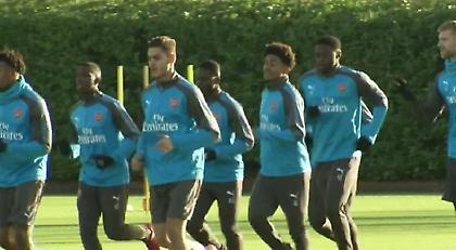 Η πρώτη προπόνηση του Μαυροπάνου στην Άρσεναλ (video)