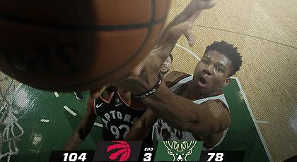 Η καλή εμφάνιση του Αντετοκούνμπο κόντρα στους Ράπτορς (video)