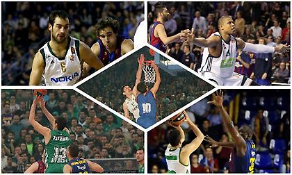 Top 5 plays: Παναθηναϊκός + Μπαρτσελόνα = Love for ever (videos)