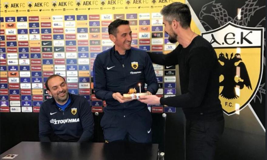 Έκπληξη σε live μετάδοση: Ο Λυμπερόπολος ευχήθηκε χρόνια πολλά στον Χιμένεθ (pics)