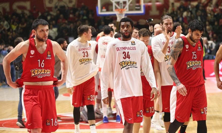 «Καθίζηση» Ολυμπιακού εκτός έδρας στην Ευρωλίγκα
