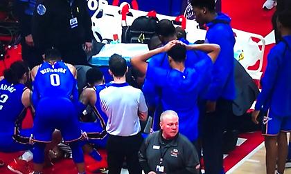 Σοκαριστικός τραυματισμός για τον Ρόμπερσον των Θάντερ (vids)