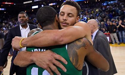 Η… άβολη στιγμή του Κάρι με τον Ίρβινγκ! (video)