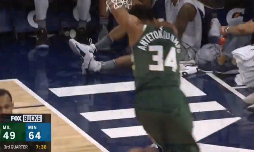 Το νταμπλ-νταμπλ του Αντετοκούνμπο (video)