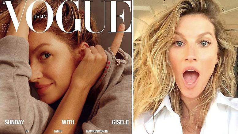 Η Ζιζέλ γράφει ιστορία στο πρώτο εξώφυλλο της Vogue χωρίς μακιγιάζ
