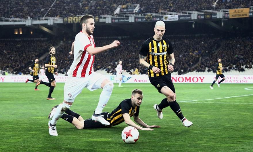 LIVE: AEK-Ολυμπιακός 2-1 (τελικό)