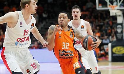 Λύγισε την ΤΣΣΚΑ η Βαλένθια