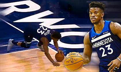 Η απίθανη προσπάθεια του Μπάτλερ για να μη βγει εκτός (video)