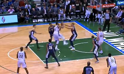 «Διπλός» Giannis στο Top 5 (video)