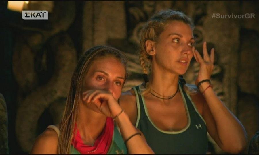 Survivor: Μαλλιά κουβάρια η Κωνσταντίνα Σπυροπούλου με συμπαίκτρια της!