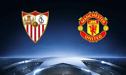 Οι ενδεκάδες στο Σεβίλλη-Μάντσεστερ Γιουνάιτεντ