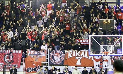 Πρόστιμο στον Ολυμπιακό για το ματς με τα Τρίκαλα