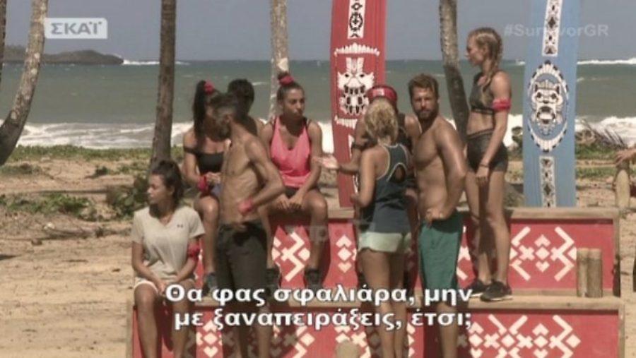 Survivor: Αρπάχτηκαν Χατζίδου-Σπυροπούλου! «Θα φας σφαλιάρα», «να τα λες στην κάμερα άμα σε παίρνει»